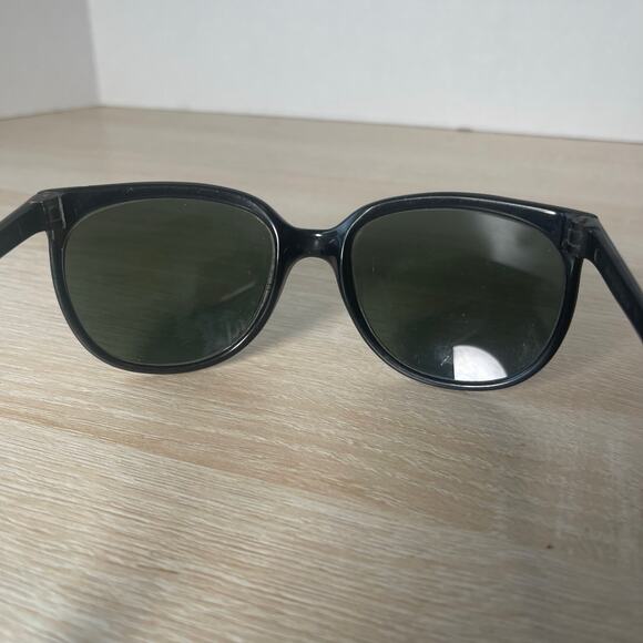 Vintage Bausch and Lomb Sunglasses Frame France Polished Black READ - Picture 5 of 16